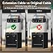 1.5M 6Pin AMS Extension Cable, 24AWG Copper Core Extension with Magnetic Ring Filter Compatible with Bambu Lab X1C/X1/X1E/P1P/P1S AMS-Lite 3D Printers(Not for A1/A1 MINI AMS Series)