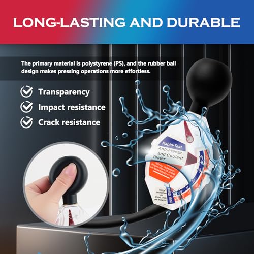 Image of Salior New Antifreeze Tester Automotive,F /C Dual Scale Coolant Tester Automotive Easily Detects Boiling & Freezing Points,Dial Type Anti Freeze Testers Automotives Tools