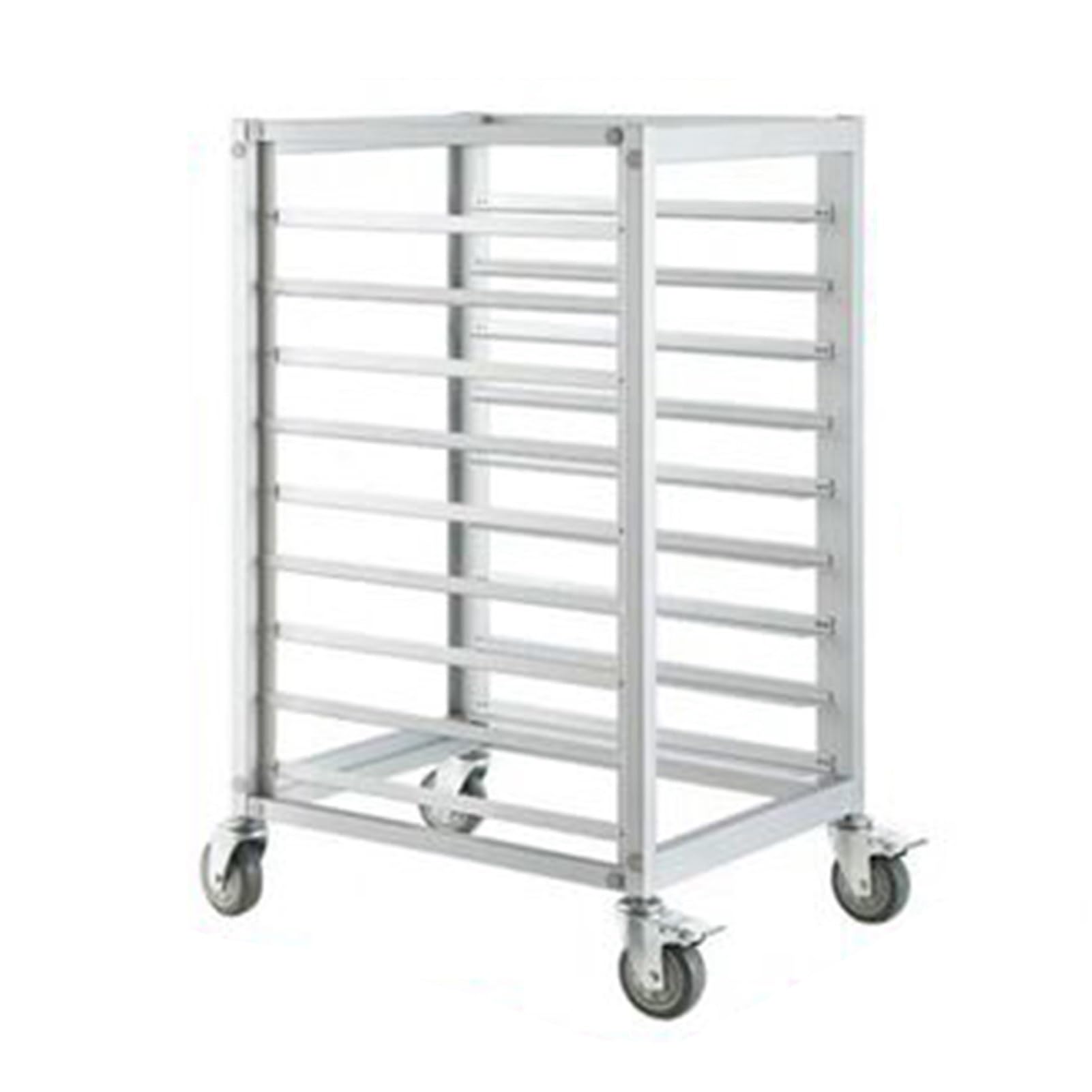 Stojak na blachę pieczenia chleba ze stopu aluminium, wózek z tacą na chleb | Łatwy do przenoszenia, stabilny konstrukcyjnie, odpowiedni dla restauracji i piekarni(9-Tier)