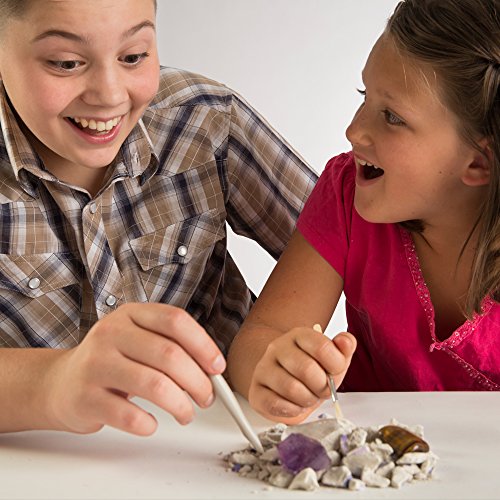 Gemstone Dig Science Kit – Excavate 3 Amazing Crystals
