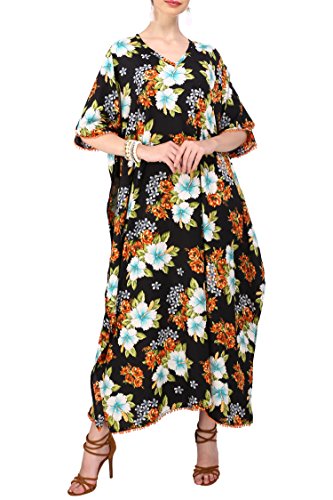Image of Miss Lavish London Women's Kaftan- Kaftan Dress for Casual, Party, Evening, Vacation and Everyday Wear