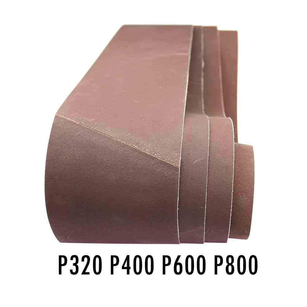 5 piezas 915 * 100 mm Bandas de lijado P40 - P1200 Banda de pantalla abrasiva 4 '' * 36 & quot; para pulido de madera de metal blando, P240,915x100mm