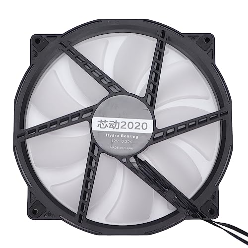 Ventilador de PC 200mm silencioso para jugar de noche sin interrupciones 3