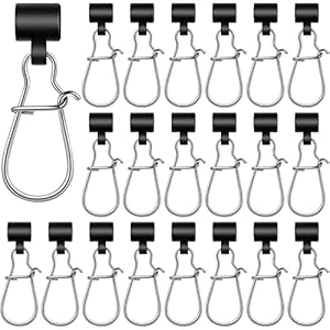 Sumind 50 Pieces Fishing Line Sinker Slides with Duo Lock Fishing Clips with Hooked Snap Sinker Line Connector Tackle