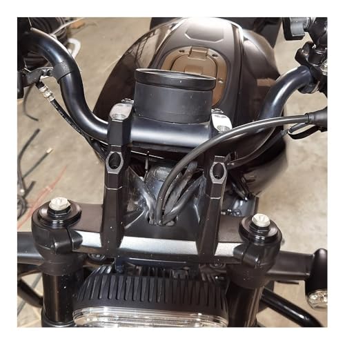 Elevadores de manillar para Sportster S que eliminan el dolor de espalda en moto 4