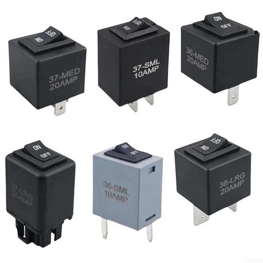 Kit de interruptor de relé 12V CC para motores BMW y Chrysler taller 6 uds