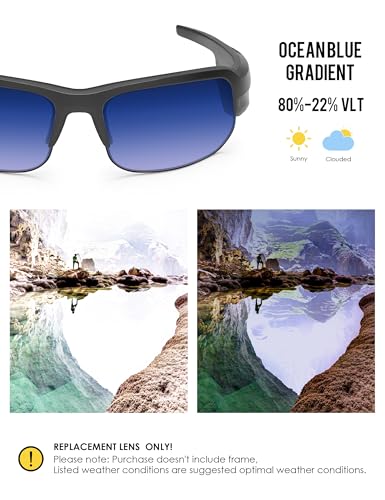 Image of BLAZERBUCK Polycarbonate Replacement Lenses for BOSE Tempo Sunglasses