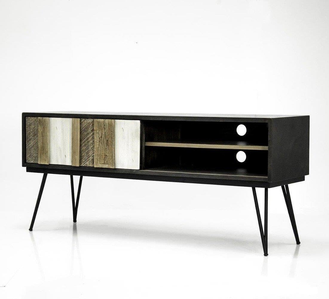 Adesso ADESL01 TV-Kommode Skandinavischer Stil Grau und Beige Salotti