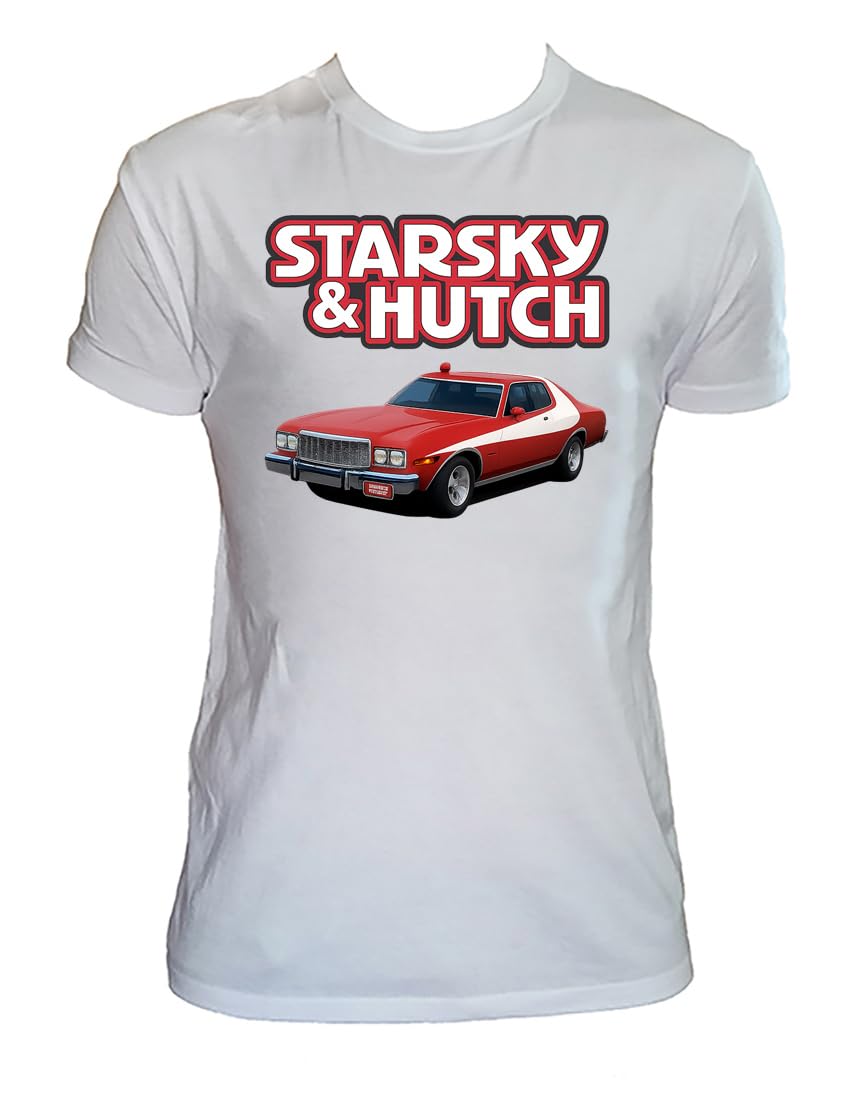 Maglietta Starsky And Hutch Uomo Bambino T Shirt Serie TV Anni 80