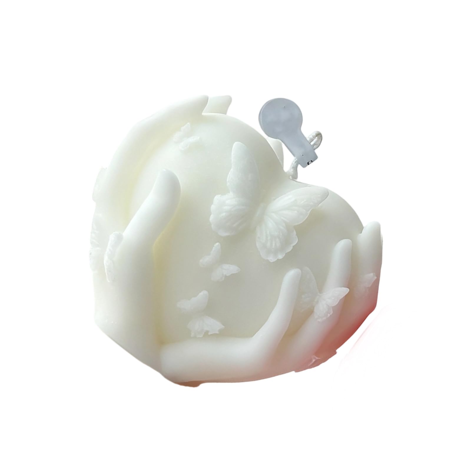 hogtnd Hold a Heart Shaped Scented Candle Soy Wax Decorative Home Decorations Fashion Aromatherapy Candle Ornament Heart Scented