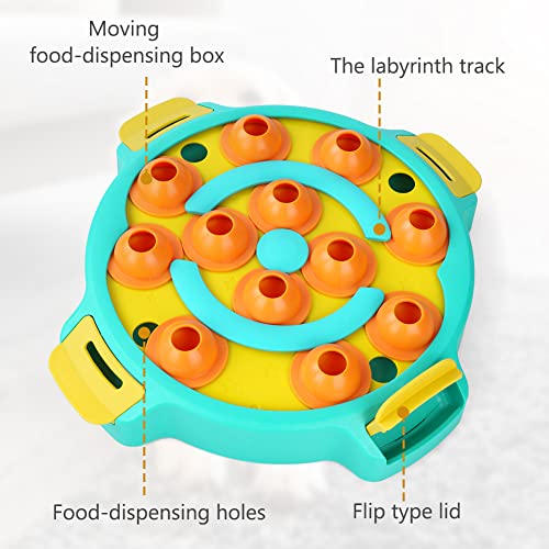 AUAUY Puzzle-Spielzeug für Hunde, Interaktives Hundespielzeug, Intelligenzspielzeug Hundenapf Katzen Fressnäpfe, Leckerli Spender Langsames Futternapf-Spielzeug für Kleines Mittelgroßes Hunde