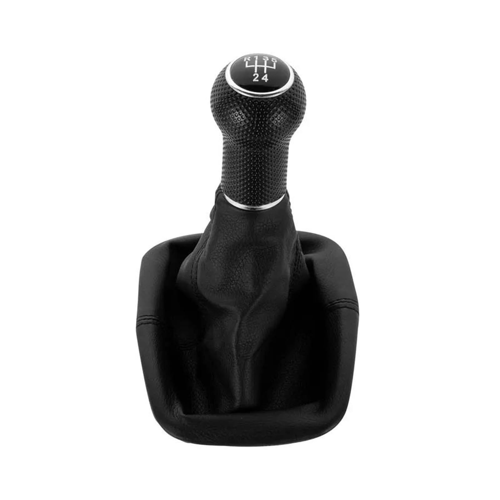 WLNWERDPKK Gear Shift Knob 1PCS for Golf 4 IV MK4 for GTI R32 for Bora for Jetta 1999-2004 5/6 Speed Gear Shift Knob Lever Gaiter Boot Stick Knob(Chrome 5 Speed 23MM)