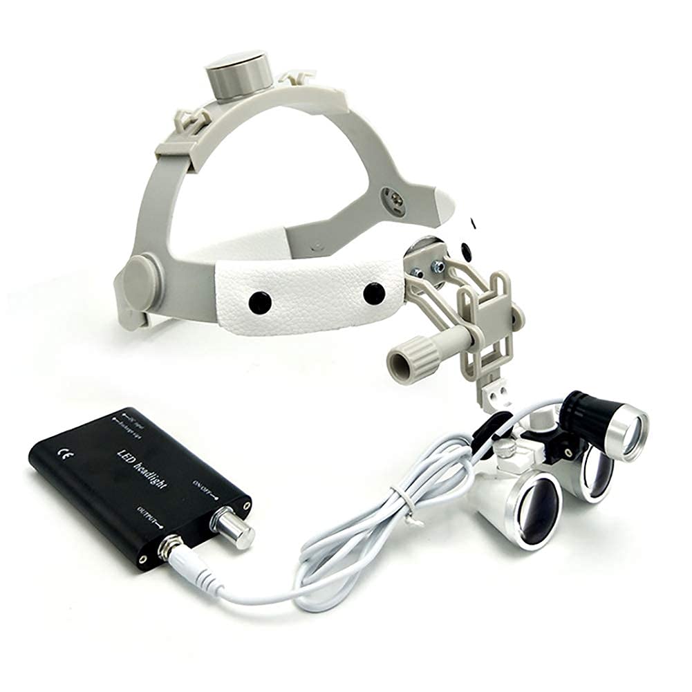 HTTGDGDH Loupes 3.5X Binocular Loupes Optical Glasses Magnifier For Oral Cavity General Adjustable Pupil Distance