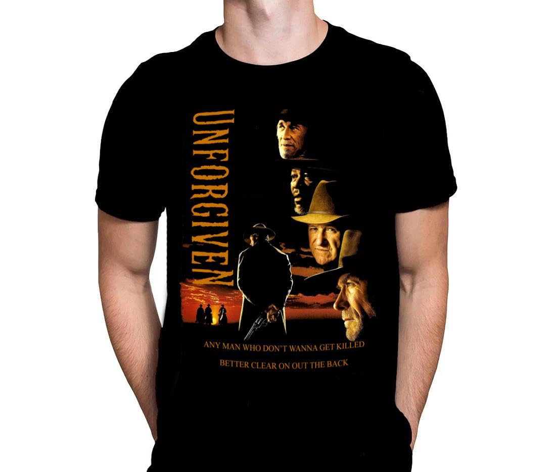 WSH - Unforgiven - Wild West Movie Fan Merchandise Black T-Shirt