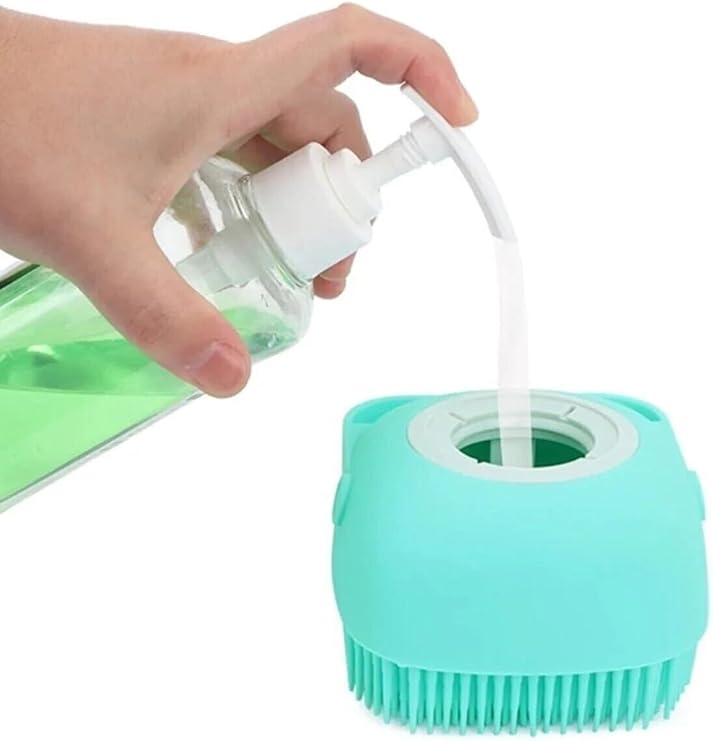 A1 Bathroom Fiber, Bathroom Fiber with Shampoo Chamber, Peeling Effect Shower Brush