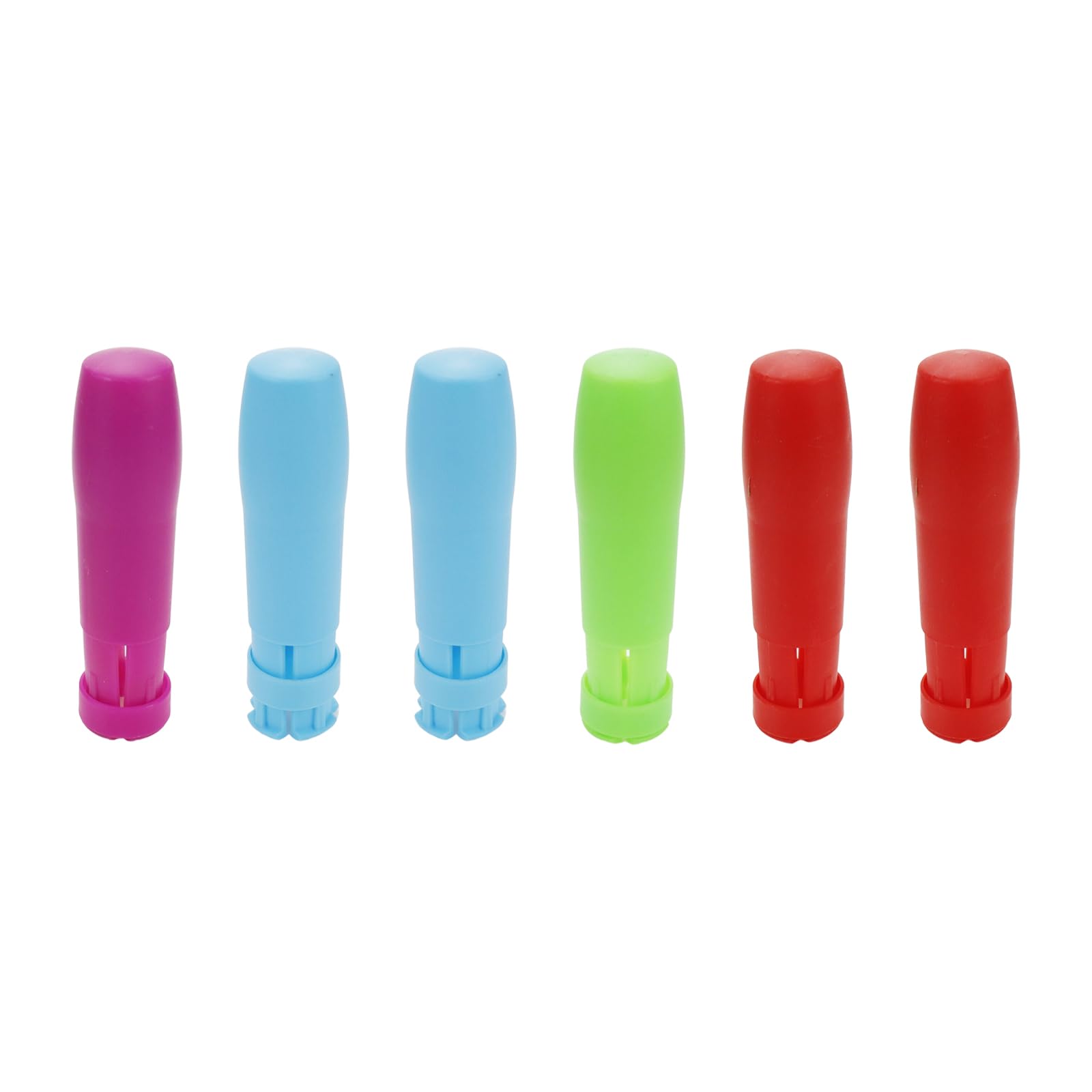 Sydien 6Pcs Plastic Sidewalk Chalk Holders Chalk Clips Chalk Extender for Teachers,Students
