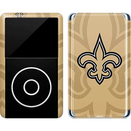 Skinit Decal MP3 Player Skin Compatible with iPod Classic (6th Gen) 80GB - Officially Licensed NFL New Orleans Saints Double Vision Design