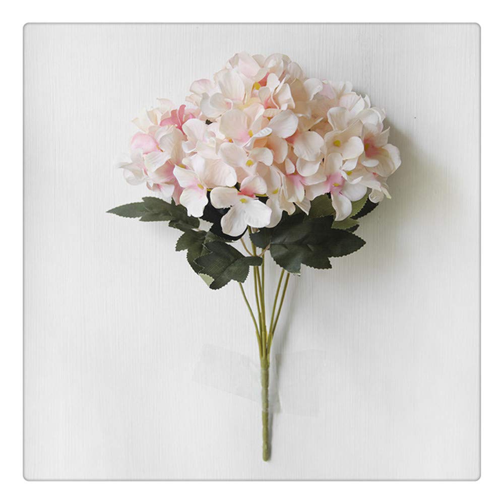 Bouquet di Fiori Artificiali Europeo Ortensia Scozzese Matrimonio Natale Decorazioni per La Casa Decorazioni Murali Fiori di Seta Finti 31cm