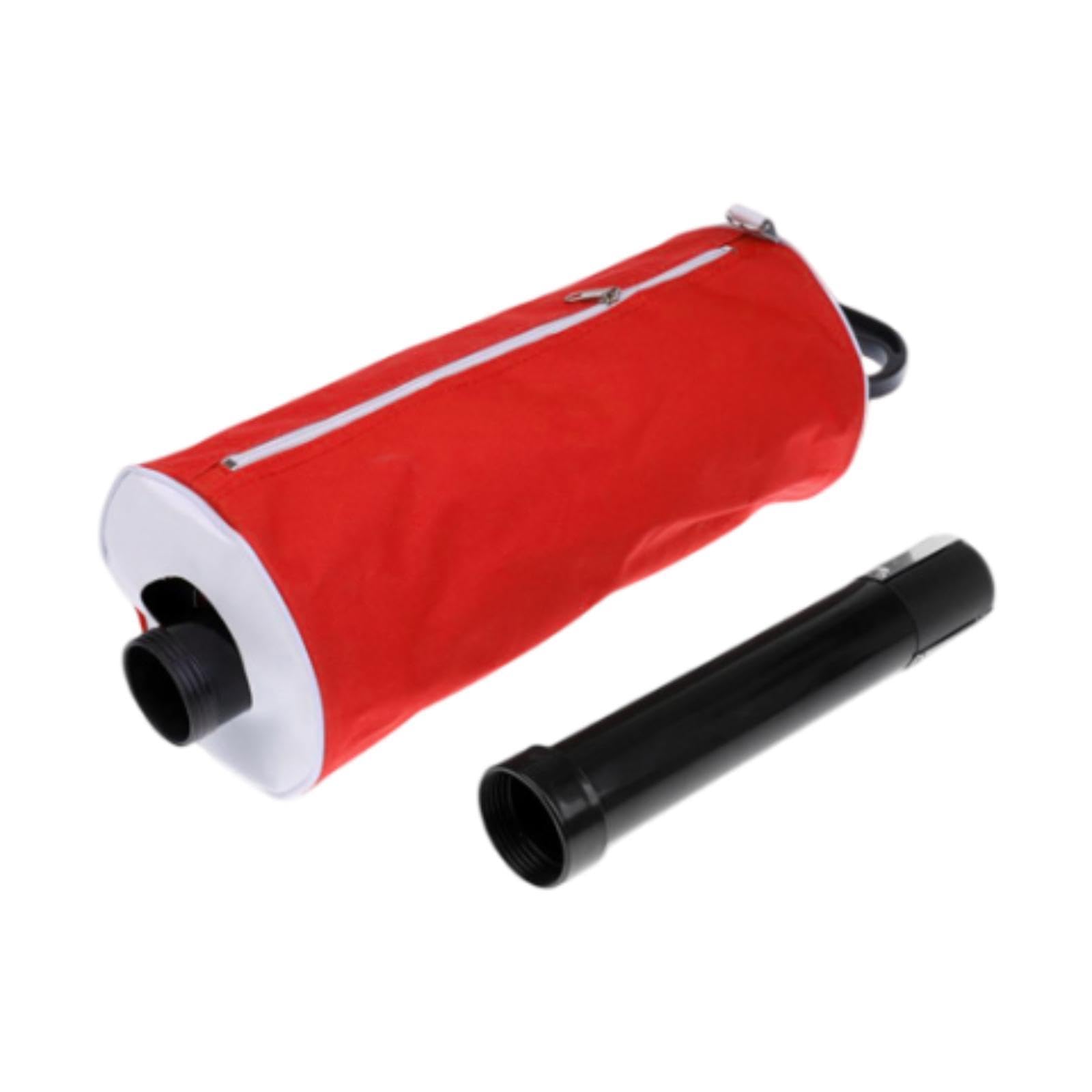 Sacchetto Raccogli Palline da Golf con Tubo Rimovibile, può Contenere Fino a 70 Palline, Strumento di Raccolta Portatile, Accessori per Il Golf, Allen, Rosso