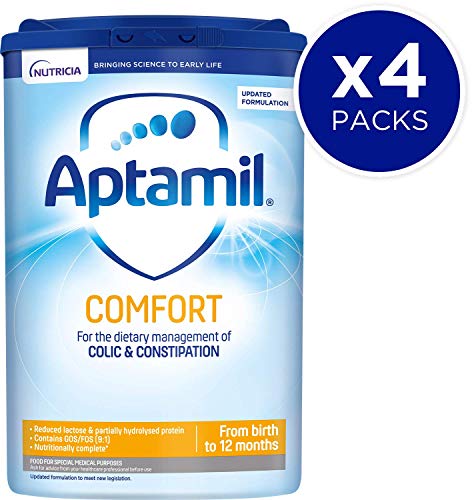 Aptamil Comfort From Birth Milk, 0-12 Months, 800 g, Pack of 4