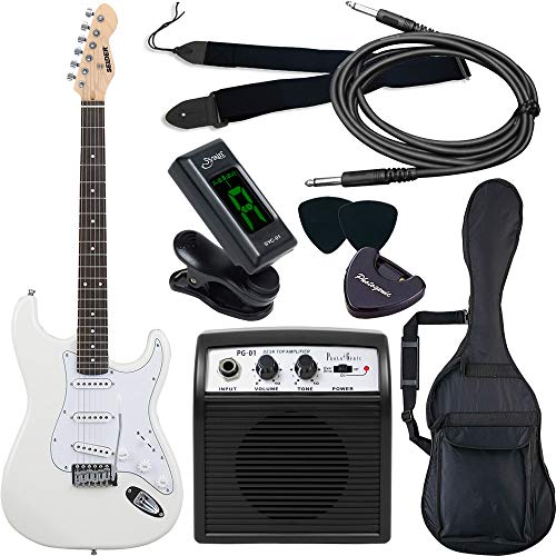 SELDER セルダー エレキギター ストラトキャスタータイプ サクラ楽器オリジナル ST-16/WH 初心者入門ベーシックセット