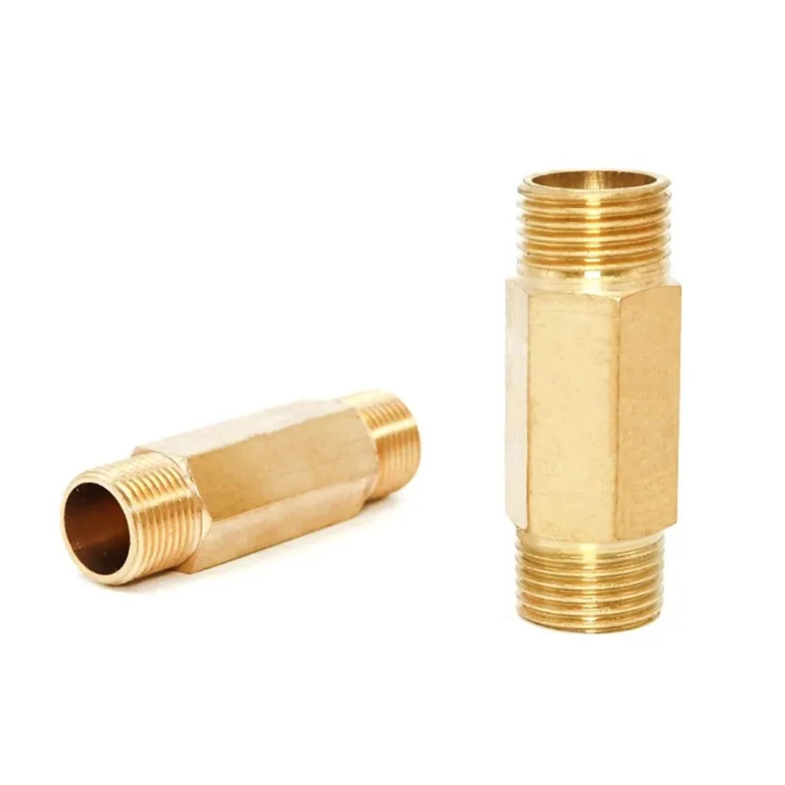 1PC All Copper 1/4" BSP Hexagonal Male Thread Extend Joint Connecting Rod Extension Copper Joint Fittings