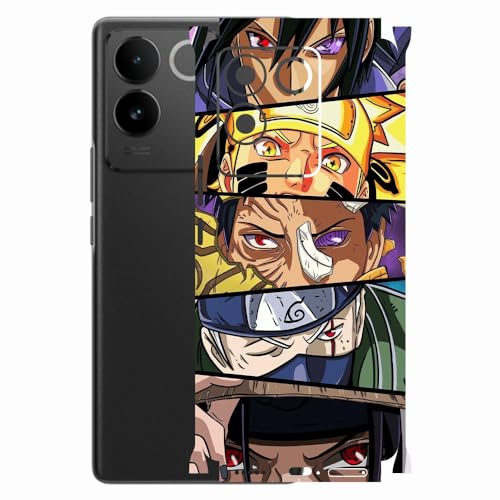 Image of AtOdds - Compatible for VIVO IQOO Z7 PRO (5G) - Mobile Back Skin Sticker - Lamination - Back Screen Guard Protector Film Wrap (Coverage - Back+Camera+Sides) (Design - Anime 38)