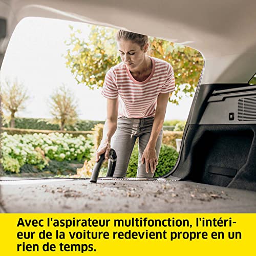 Kärcher Aspirateur eau et poussières WD 3 V-17/4/20, Fonction Soufflerie, 1000 W, Cuve Polypropylène de 17 l, Flexible d'aspiration de 2 m, Filtre cartouche inclus, Buse sol et fente - Image 7