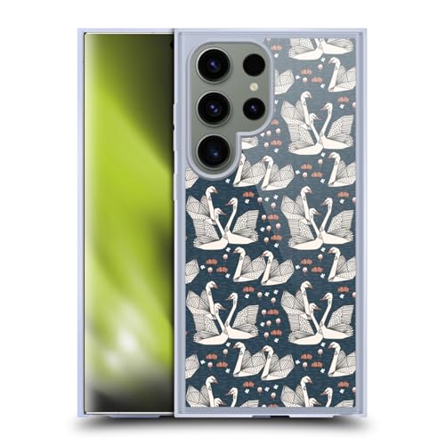 Coque Samsung S24 Ultra de Qualité Militaire Compatible MagSafe Design Oiseaux Swans