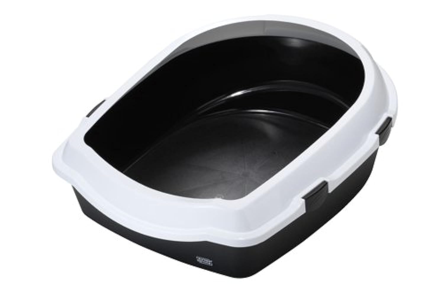 Europet Bernina 441-174333 Katzentoilette mit Rand Jumbo, 56 x 70 x 27 cm, Farbe schwarz