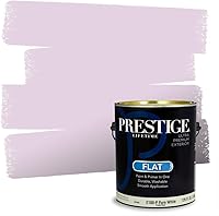 Vista 108 de PRESTIGE Pinturas de pintura interior e imprimación en uno, 1 galón, plano, combinación comparable de Sherwin Williams* Kimono Violet*