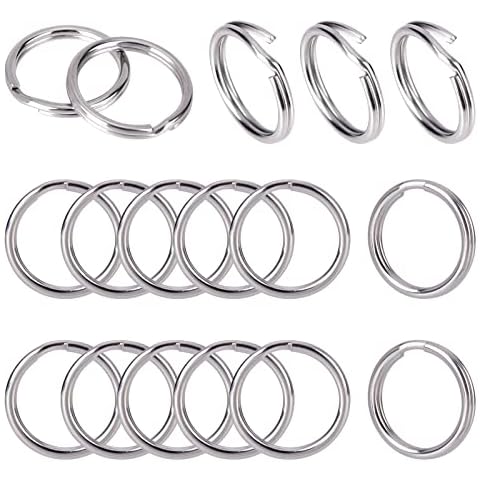 PH PandaHall Stainless Steel Keyring Rings Cover