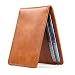 Ultra Slim Mini Bifold Wallet ID Window Card Case with RFID Blocking
