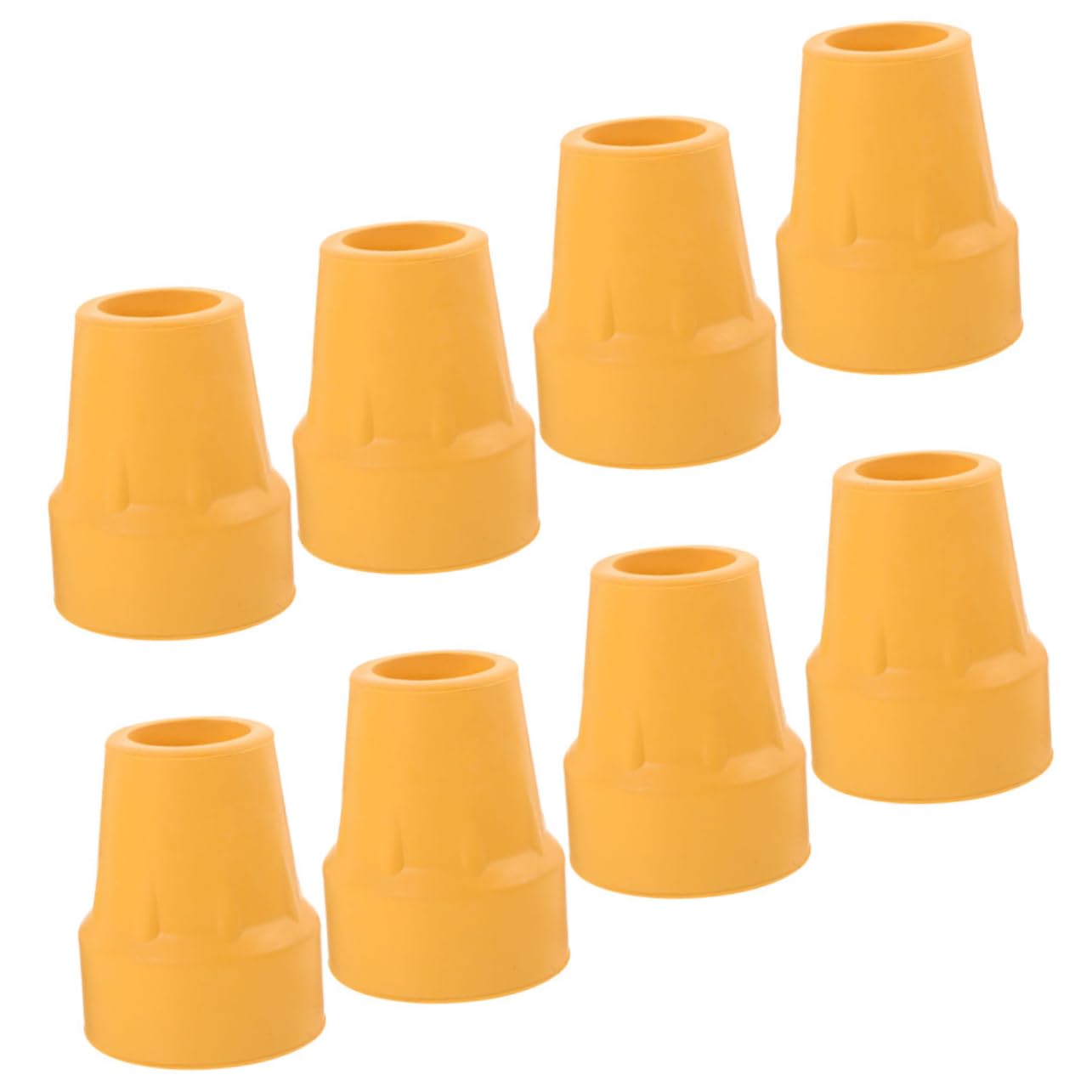 KOMBIUDA Cane Tips Replacement 8pcs Walking Stick Foot Pads Non-Slip Crutch Feet Tip for Walker