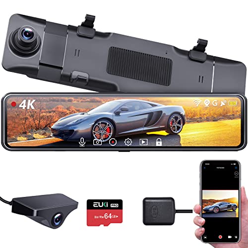 EUKi ドライブレコーダー ミラー型 ドラレコ 前後カメラ M11 Amazon.co.jp: EUKi ドライブレコーダー ミラー型 ドラレコ 前後