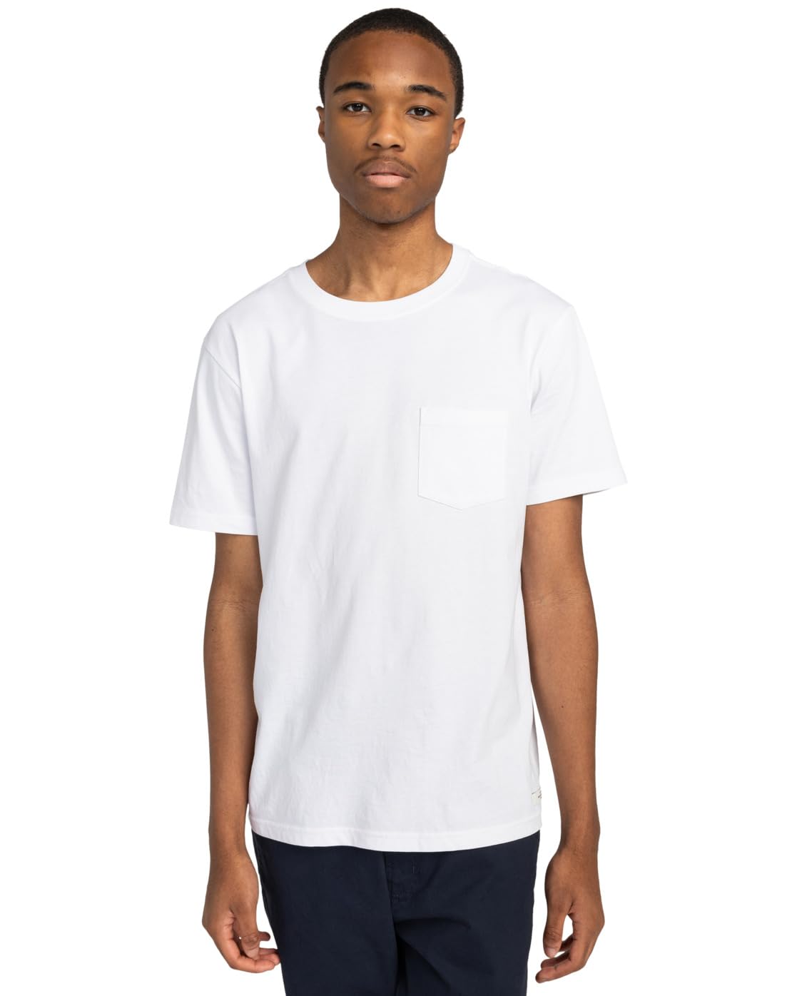 Element Icon - Short Sleeves Pocket T-Shirt - Men - White.