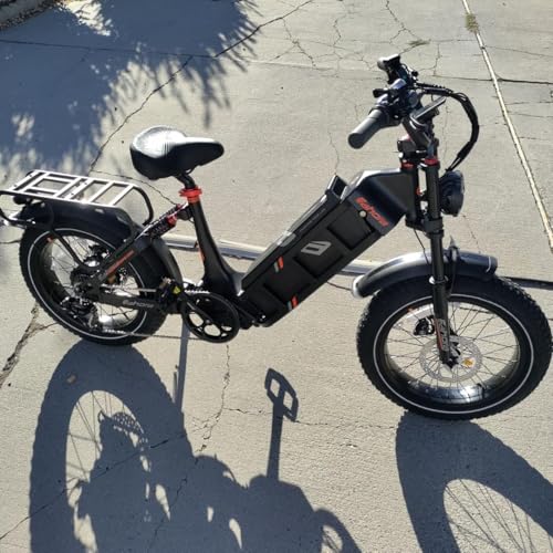 Image of 2026 Eahora 5400W Juliet Pro 2 Electric Bike for Adults 43MPH Dual Motor 70Ah Ebike 200Miles Long Range Electric Bicycle, 20'' Fat Tire Full Suspension Electric Mountain Bike for Commuting /Delivery