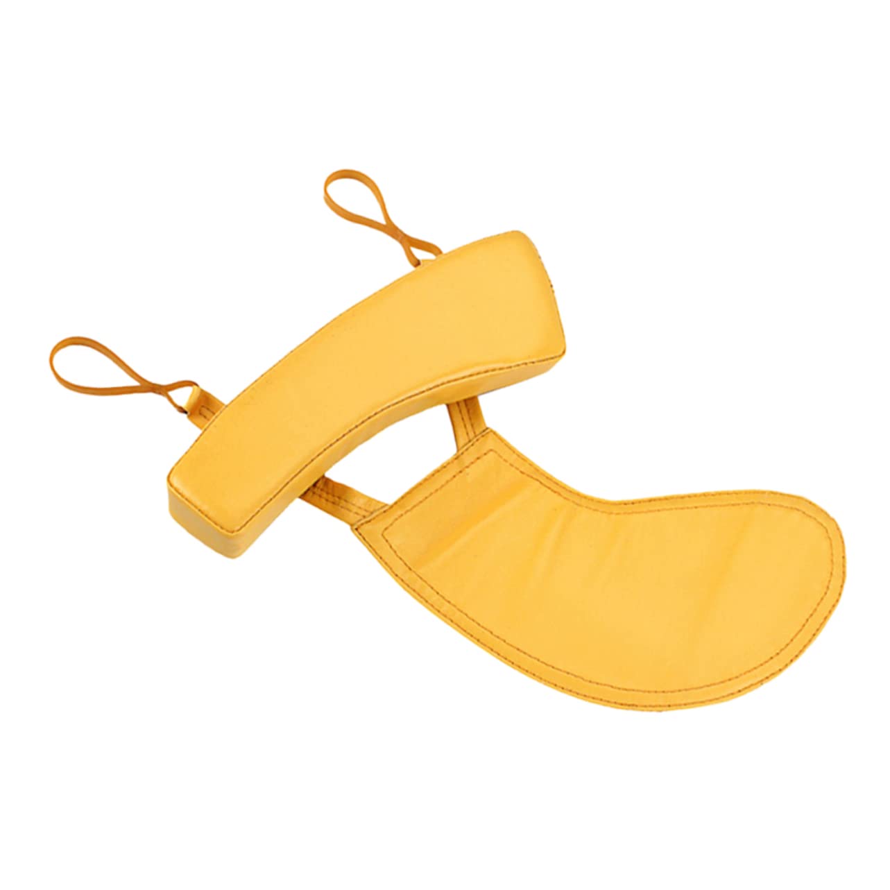 SHOWERORO Natural Sheepskin Violin Shoulder Rest Pad 4/4 Violin Chin Pad Ergonomic Design for Shoulder Fatigue Relief