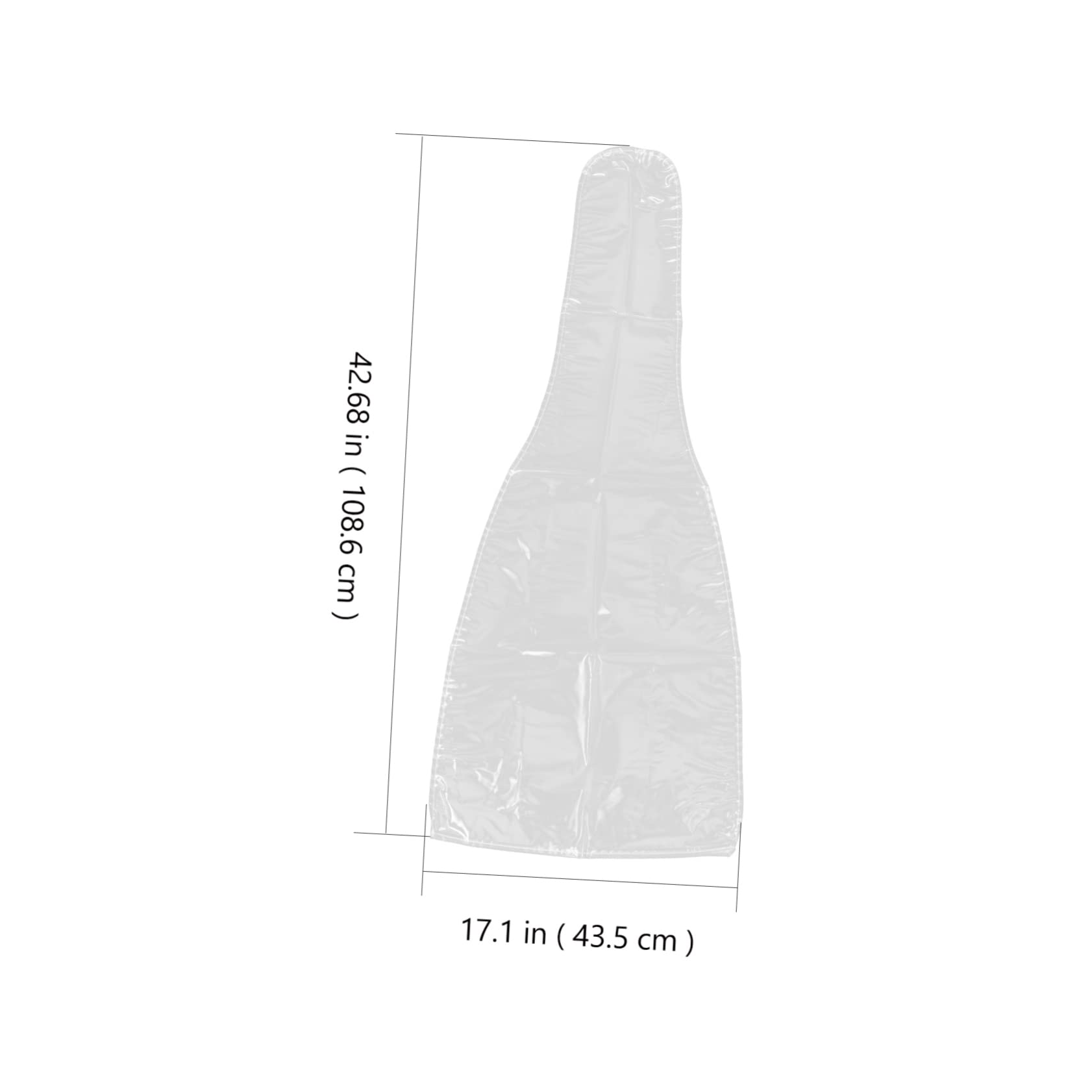 Garneck Guitar Cover Waterproof Musical Instrument Case Folk Guitar Cover Bass Protector Bag