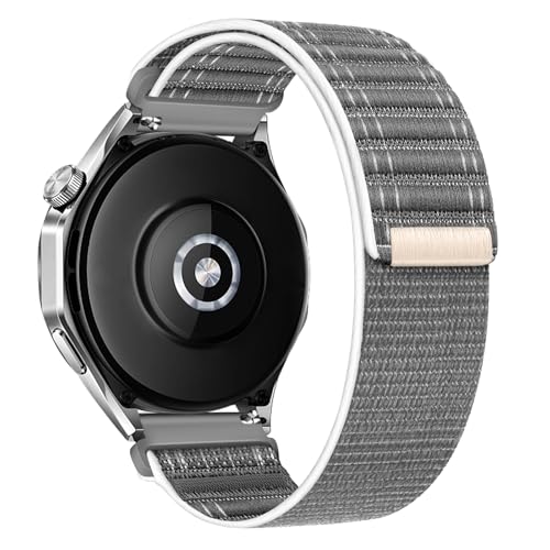 Image of XMUXI Compatible with Huawei Watch 4 Strap Nylon Solo Loop GT4 GT3 Replacement Band for GTR 4 Quick Release Venu 2 /3 /Vivoactive 4 Watch Strap 22mm Nylon Strap Women Men
