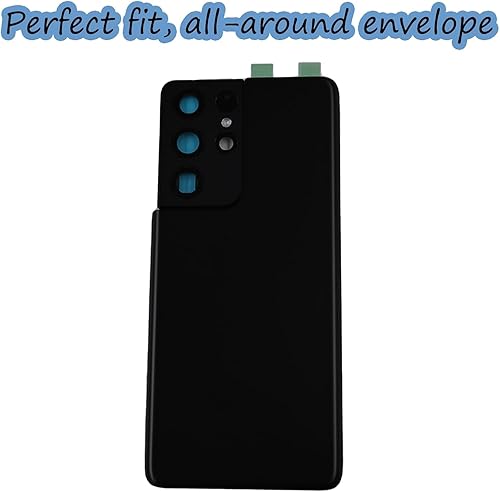 Miniatura 5 de Reemplazo de cristal trasero para Samsung Galaxy S21 Ultra para Samsung Galaxy S21 Ultra, repuesto con lente de cámara preinstalada + herramientas