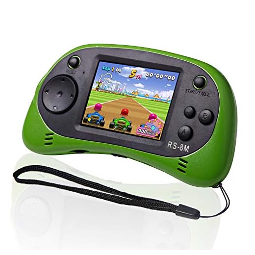 Kids Handheld Portable Video Game Player with 200 Games - 16 Bit 2.5 Inch Screen Mini Retro Electronic Machine for Boys Girls