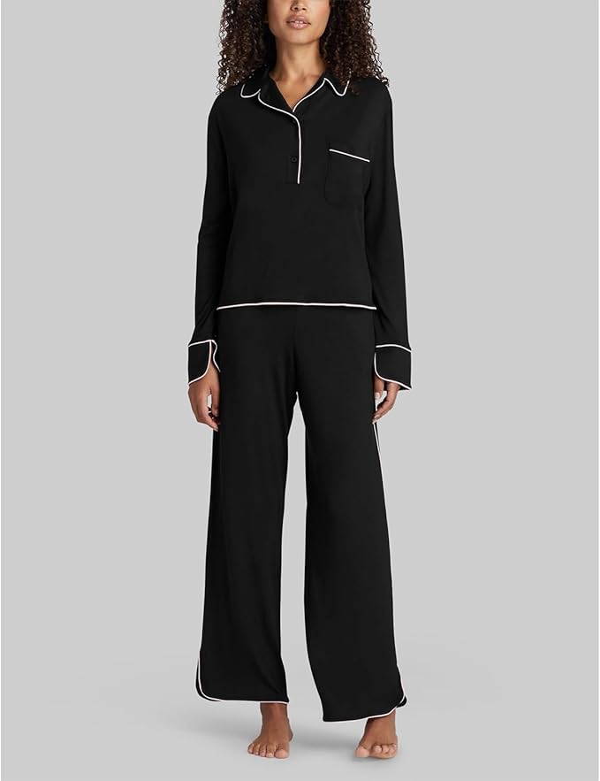 Tommy John Women's Long Sleeve Sleep Top and Pant Set