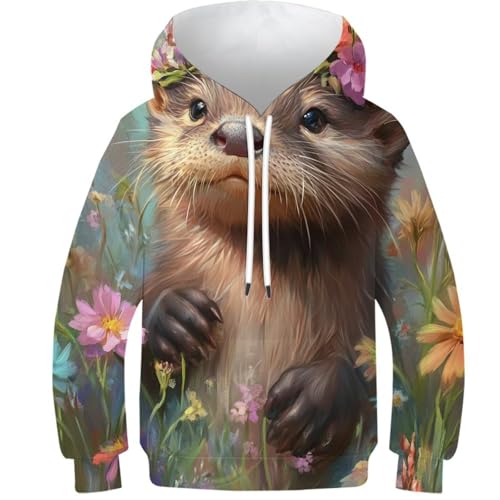 Sweat-Shirts à Capuche Garçon Fille Idéals pour l'École et les Sorties d'Automne