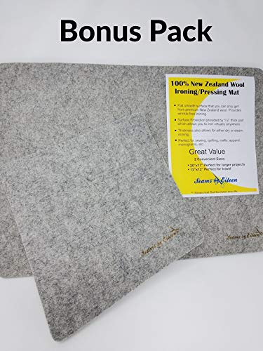 100% Premium New Zealand Wool Pressing Mat/Ironing Pad for Quilting, Sewing and Craft