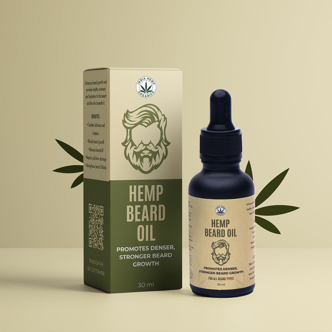 Hemp Beard Oil | 30ml | Beard Oil for Men | All Natural Oil | Shiny Nourished Beard | For Thicker & Longer Beard | With Rosemary & Almond Oil (B0D47LTBNY) Amazon Price History, Amazon Price Tracker