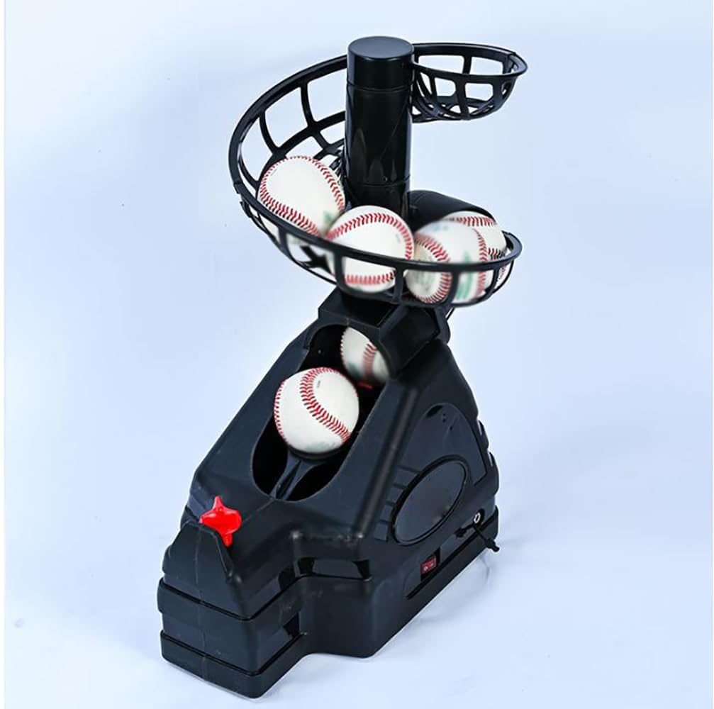 Portable Tennis Ball Tosser, Tennis Ball Machine, Versatile Tennis Toss Machine with Adjustable Angle, Powered by Battery, for Family Beginners Man Woman Coaches(no Ball and Battery)