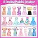 43 Pcs Doll Clothes & Accessories Include 2 Evening Dresses 5 Fashion Dress 5 Tops 5 Pants Chill Outfits 3 Swimsuits with 15 Pairs of Shoes 13 Accessories for 11.5 Inch Girl Dolls Clothing Set