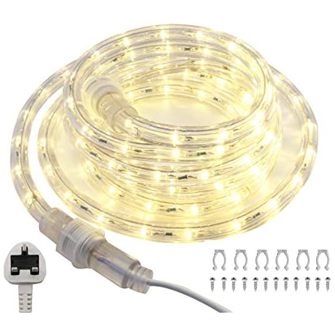 FOEERS 10FT Waterproof LED Rope Lights Cover