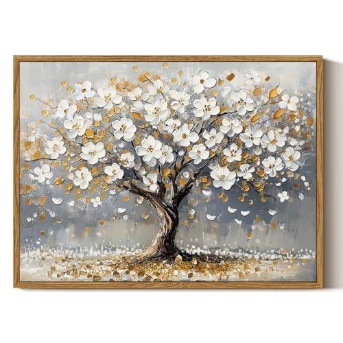 Tableau sur toile avec cadre solution murale anti-vide couloir